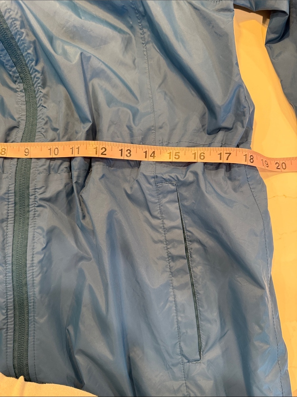 Women's 3000 Packable Long Rain Jacket SZ L - Picture 7 of 15